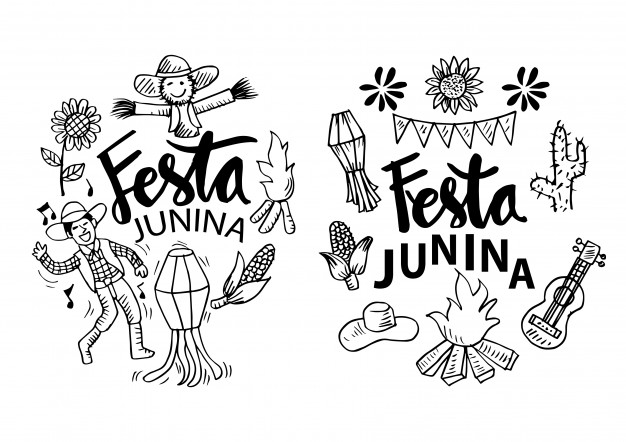 200 Atividades e desenhos de Festa Junina para colorir e imprimir  Festa  junina para colorir, Desenho festa junina, Desenho de fogueira